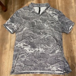 Lululemon Warped Sense Buttonless Polo